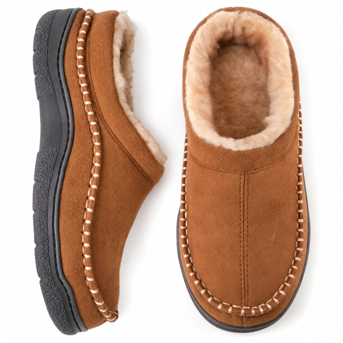 Hausschuhe Herren in Khaki
