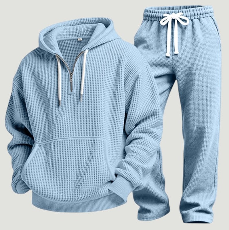 Lounge Set Herren Tracksuit in Hellblau