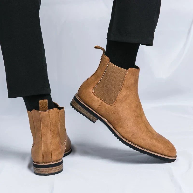 Chelsea Boots für Herren aus Leder, Ansicht 2