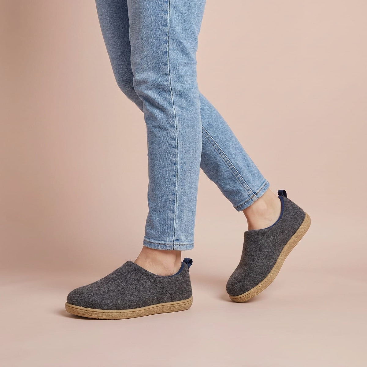 Hausschuhe Damen Lammfell Hausschuhe orthopädisch warm 1