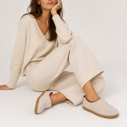Hausschuhe Damen Lammfell Hausschuhe orthopädisch warm 6