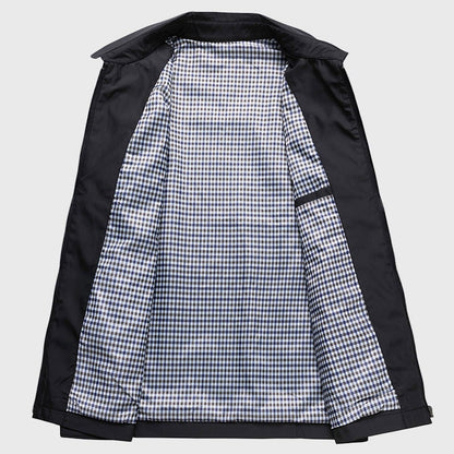 Jacke mit Reißverschluss Herren, leichte Übergangsjacke 4