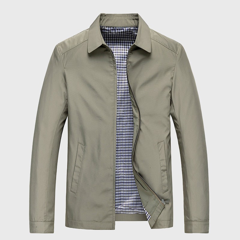 Jacke mit Reißverschluss Herren, leichte Übergangsjacke 3