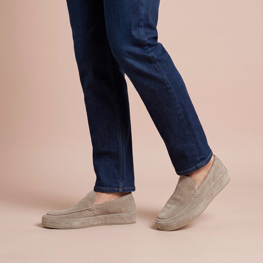 Loafer Herren in Beige zum Hineinschlüpfen