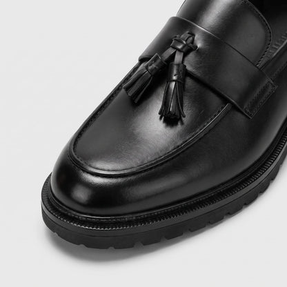Loafers Herren in Lederoptik mit Quasten und Profilsohle 4