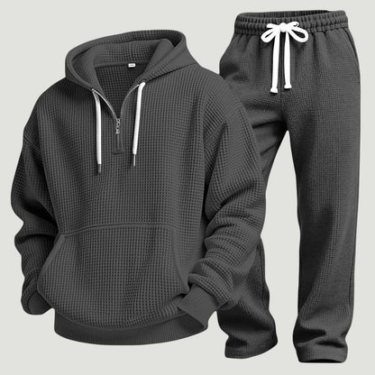 Lounge Set Herren Tracksuit in Dunkelgrau