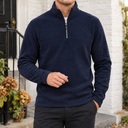 Quarter Zip Sweater für Herren mit Viertelreißverschluss, Ansicht 4