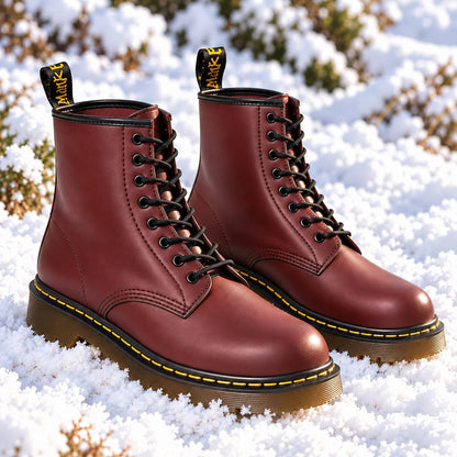 Schnürstiefel in Bordeaux 6