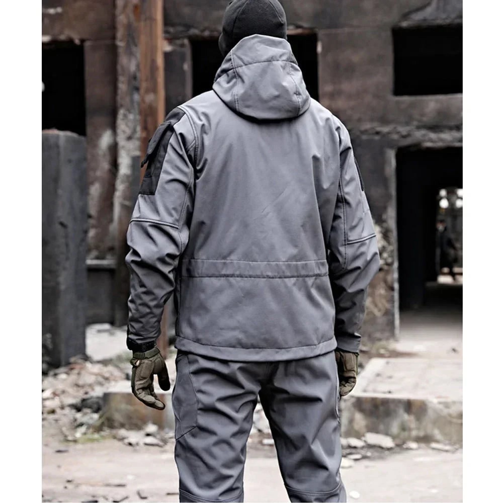 Thermoanzug Herren wasserdicht mit Kapuzenjacke und Hose 5