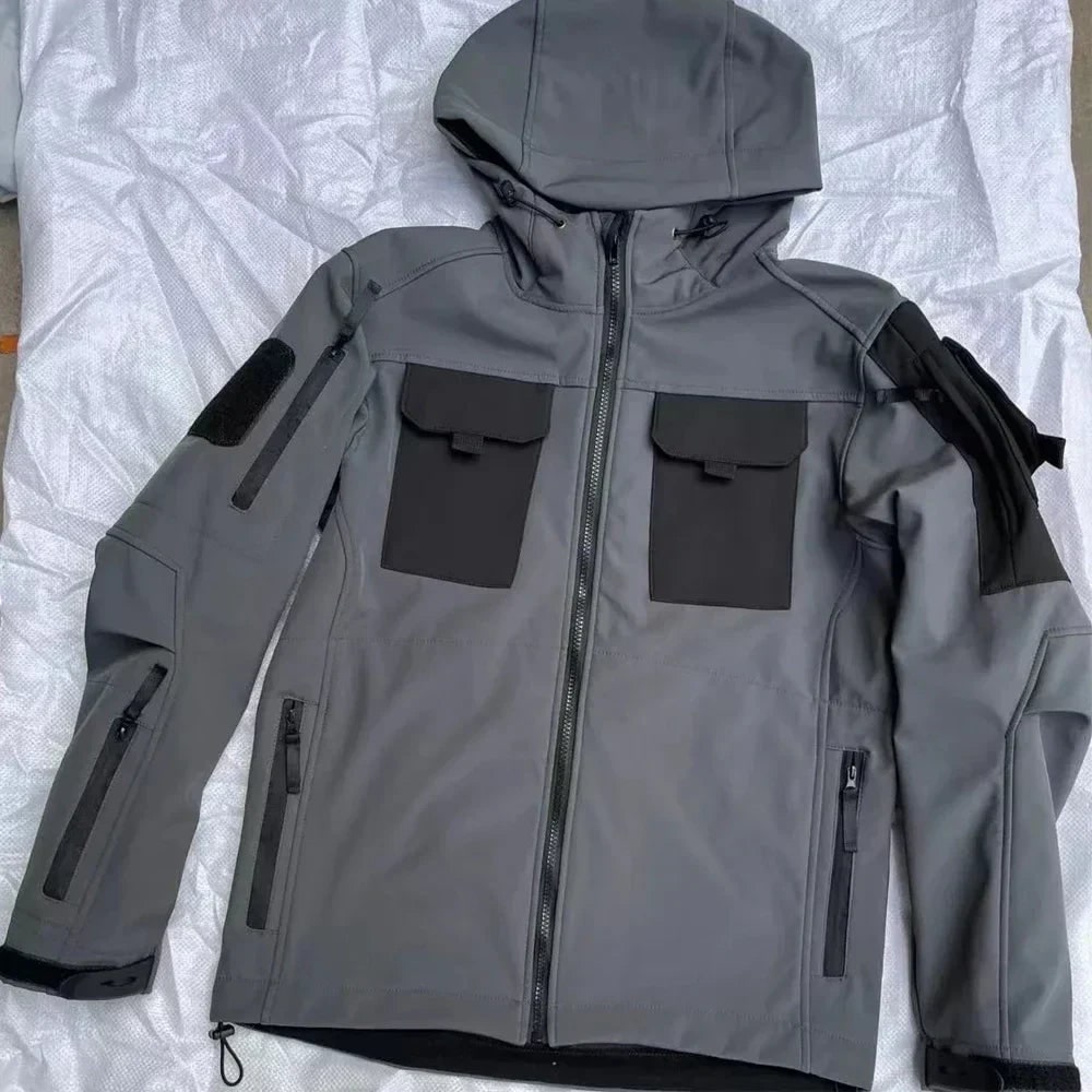 Thermoanzug Herren wasserdicht mit Kapuzenjacke und Hose 6