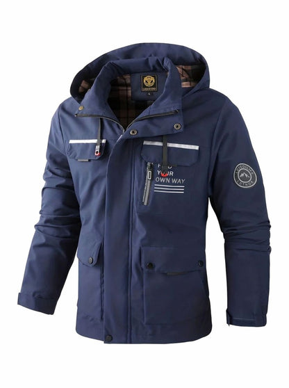 Winterjacke Herren wasserdicht in Dunkelblau